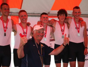 Bainbridge varsity lightweight four crew