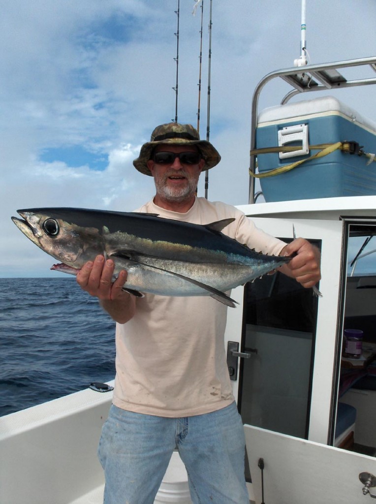 Earl Sande with a tuna